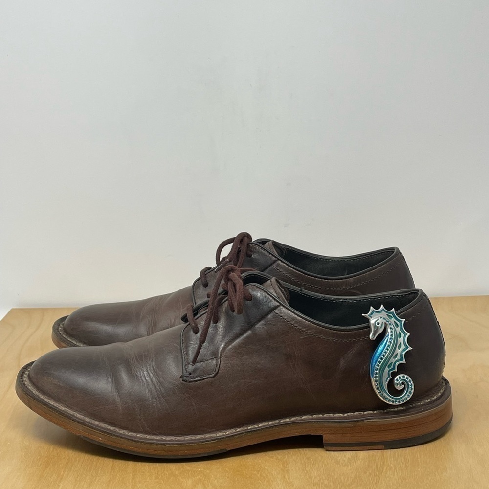 Cole Haan * Grand.OS Brown Leather Lace Up Derby Shoes Size 9.5